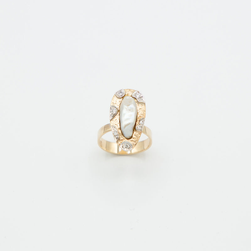 Vintage Brillant Ring - Gelbgold