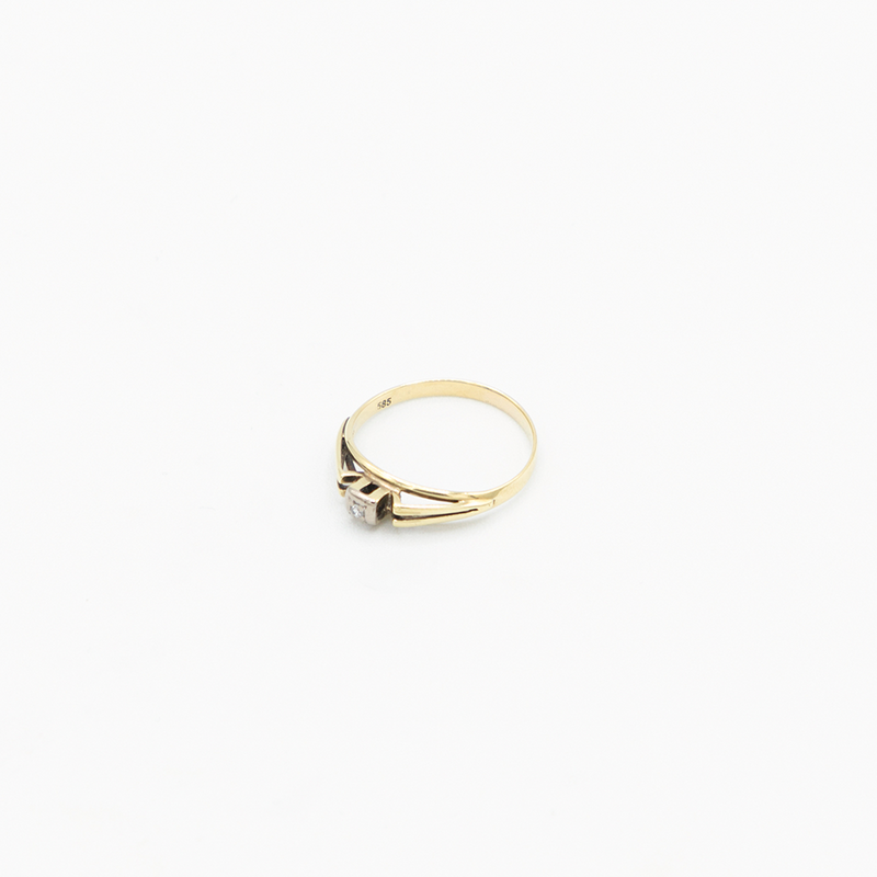 Vintage Diamond Ring - Bicolor