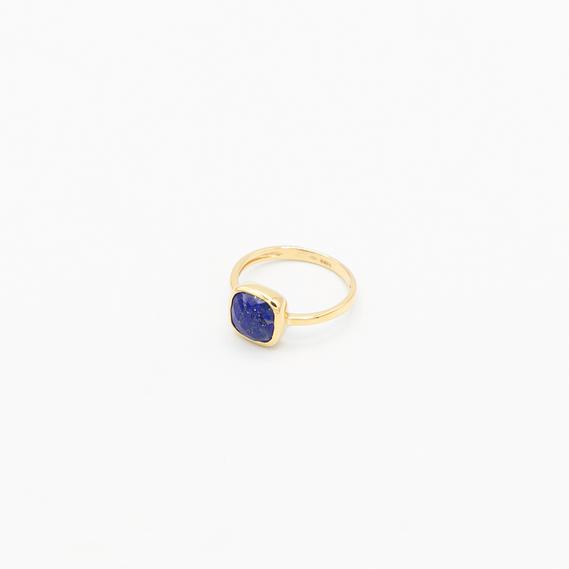 Vintage Lapis Ring - Gelbgold