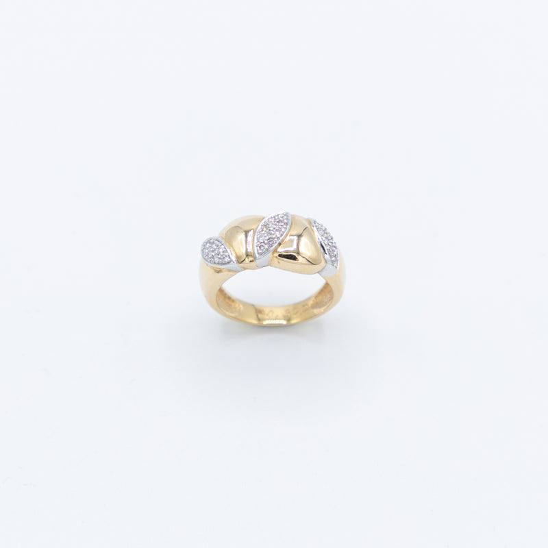 juwelier-jeweler-gelber-vintage-kollektion-collection-vintage-schmuck-ringe-leaf-ring-gelbgold-weissgold