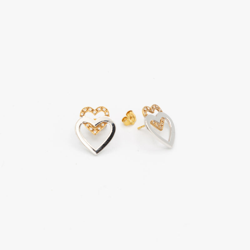 juwelier-jeweler-gelber-gelberdiamonds-schmuck-vintage-diamonds-diamanten-herz-heart-bicolor-weissgold-gelbgold-ohrring