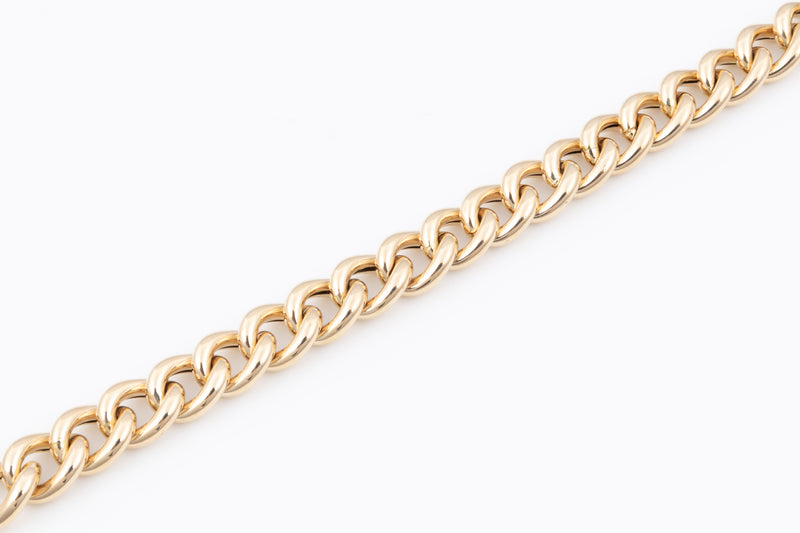 Curb Chain Armband - Gelbgold