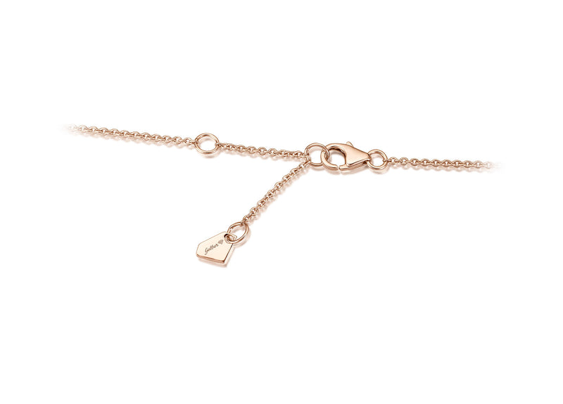 Multi Diamond Necklace - 0,70 ct - Roségold