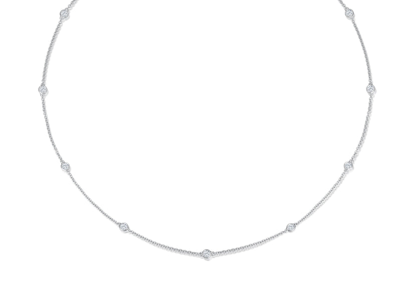 Multi Diamond Necklace - 0,70 ct - Weißgold