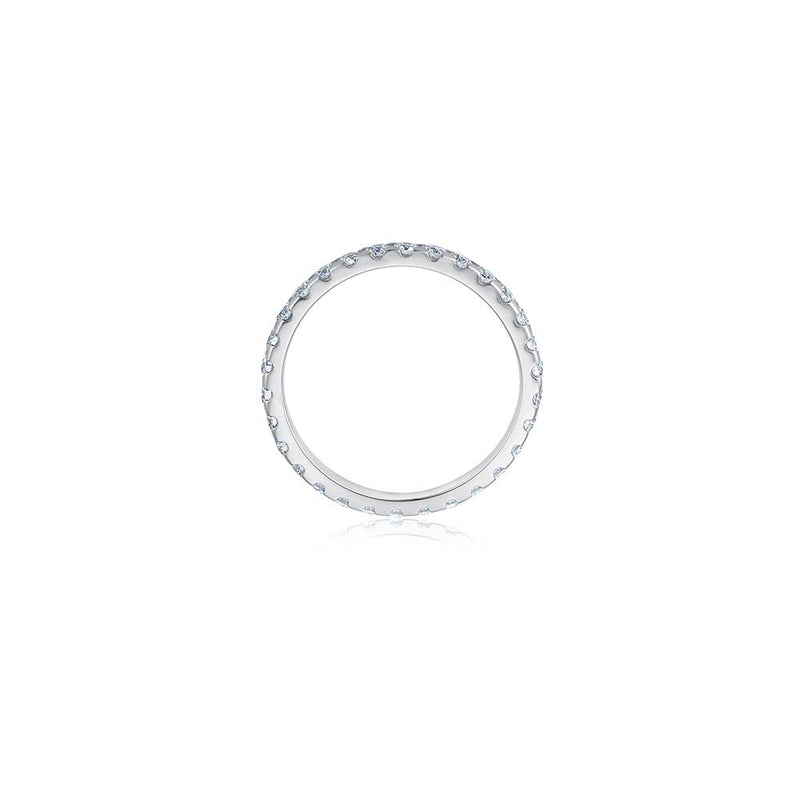 Voll-Memoire Diamant Ring - 1,05 ct - Weißgold