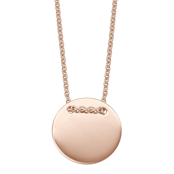 Plate Halskette - Roségold
