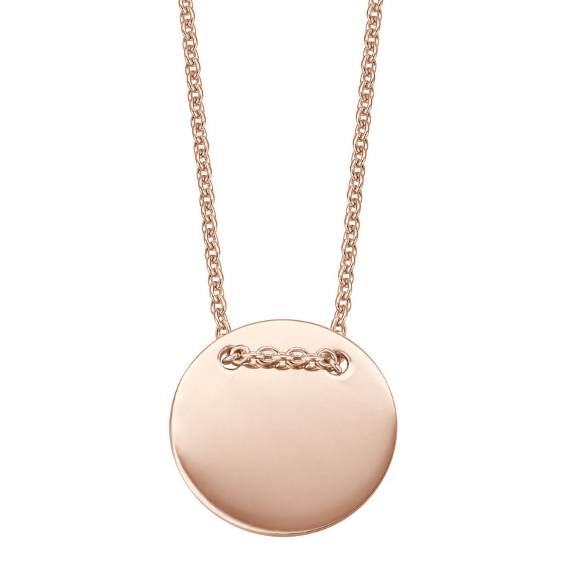 Plate Halskette - Roségold