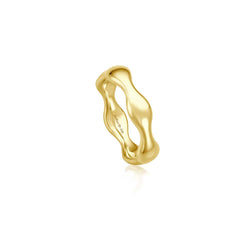 Wave Gold Ring - Gelbgold