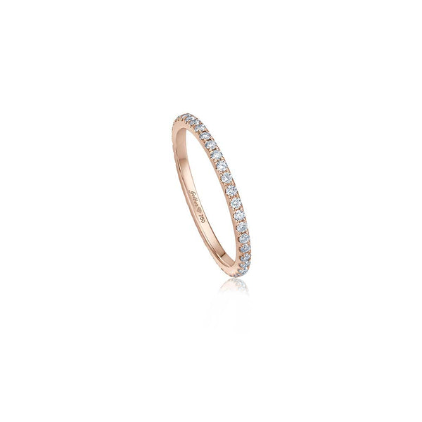 Voll-Memoire Diamant Ring - 0,35 ct - Roségold