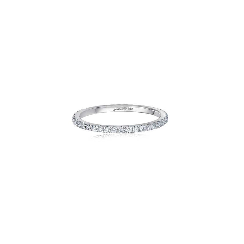 Voll-Memoire Diamant Ring - 0,35 ct - Weißgold