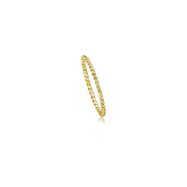 Twisted Ring - Gelbgold