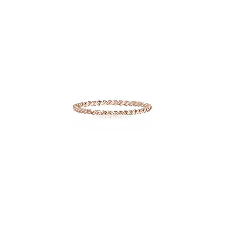 Twisted Ring - Roségold